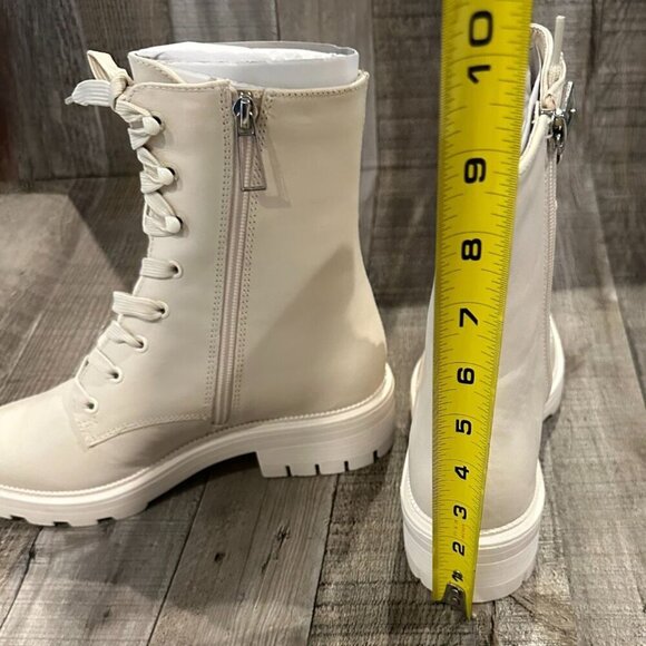 Clear by Dolce Vita | Ivory Leather Lottie Boots | Size 6.5 - Picture 5 of 15